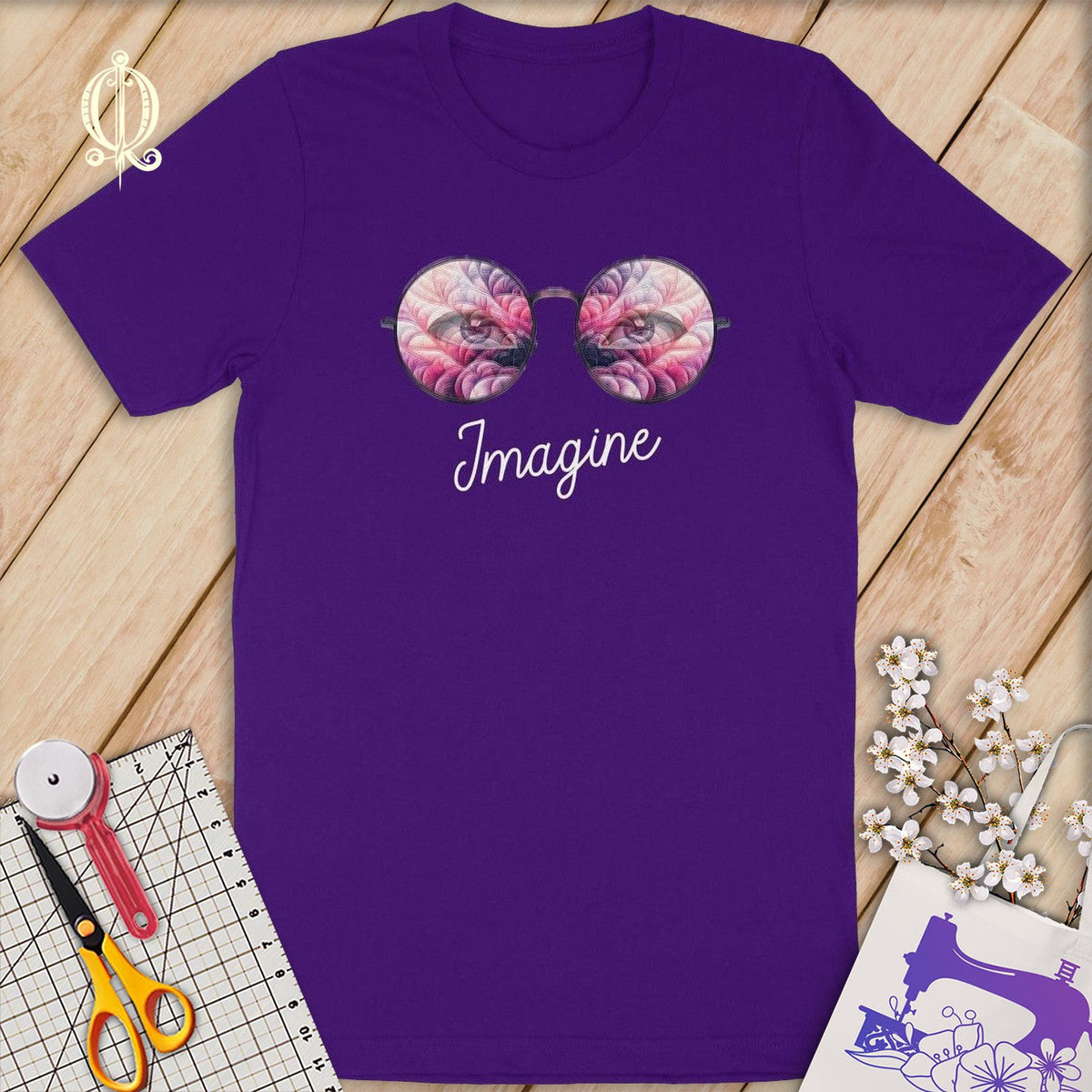 MyDesigns XS / Team Purple Imagine Quilt Reflection in Pink ~Limited Edition T-Shirt