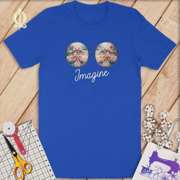 MyDesigns XS / True Royal Imagine Quilt Reflection in Blues ~Limited Edition T-Shirt