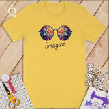 MyDesigns XS / Yellow Imagine Quilt Reflection in Multi Colored ~Limited Edition T-Shirt