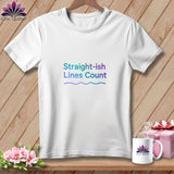 White t-shirt with 