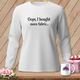 White long-sleeve shirt with 