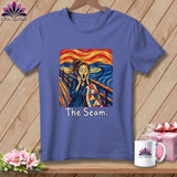 Purple t-shirt with 