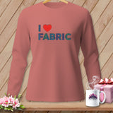 Salmon long-sleeve shirt with 