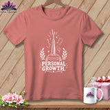 Rose-colored t-shirt with 