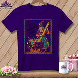 Purple t-shirt with 
