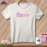 White t-shirt with 