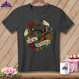 Dark gray t-shirt with 