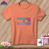 Peach t-shirt with 