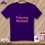 Purple t-shirt with 