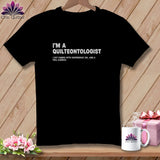 Black t-shirt with 