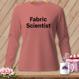 Pink long-sleeve shirt with 