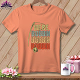 Peach t-shirt with 