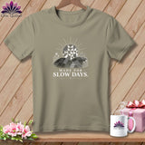 Olive green t-shirt with 