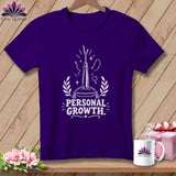 Purple t-shirt with 