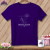 Purple t-shirt with 