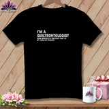 Black t-shirt with 