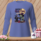 Zombie witch sewing with text 