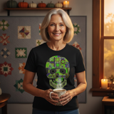 lifestyle scene ~ Quilt 'Til You Drop ~ Relaxed Fit Tee