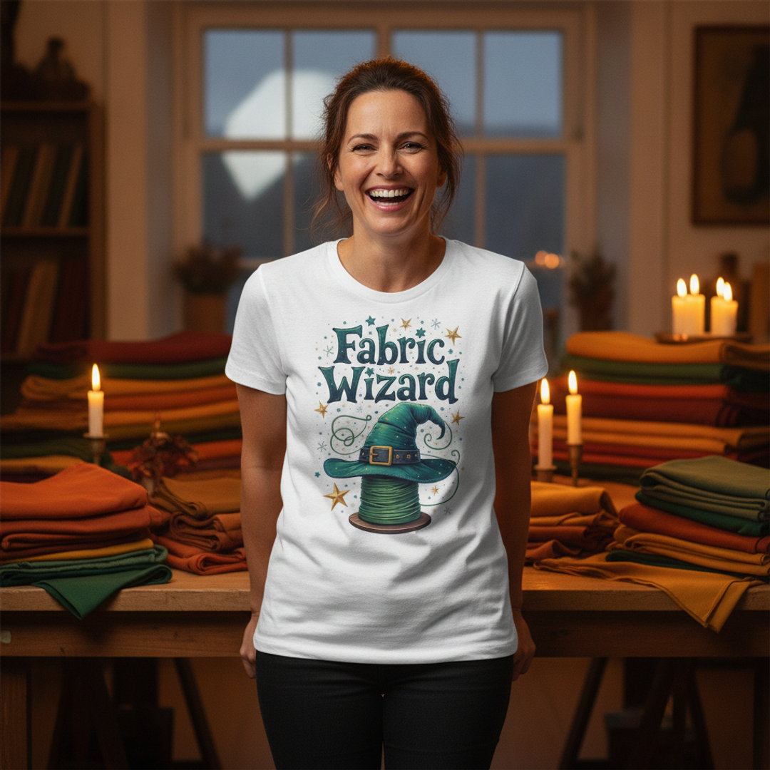 lifestyle scene ~ Fabric Wizard ~ Relaxed Fit Tee